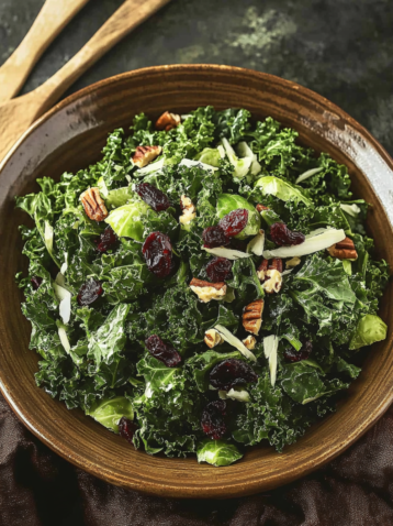 Cracker Barrel Brussel Sprout and Kale Salad