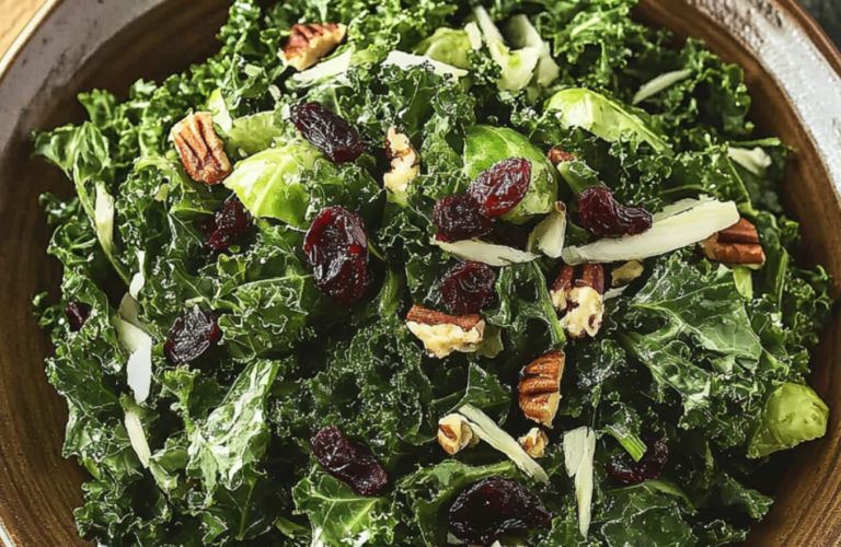 Cracker Barrel Brussel Sprout and Kale Salad