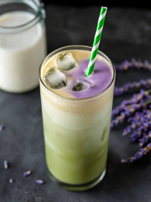 Starbucks Iced Lavender Cream Oatmilk Matcha