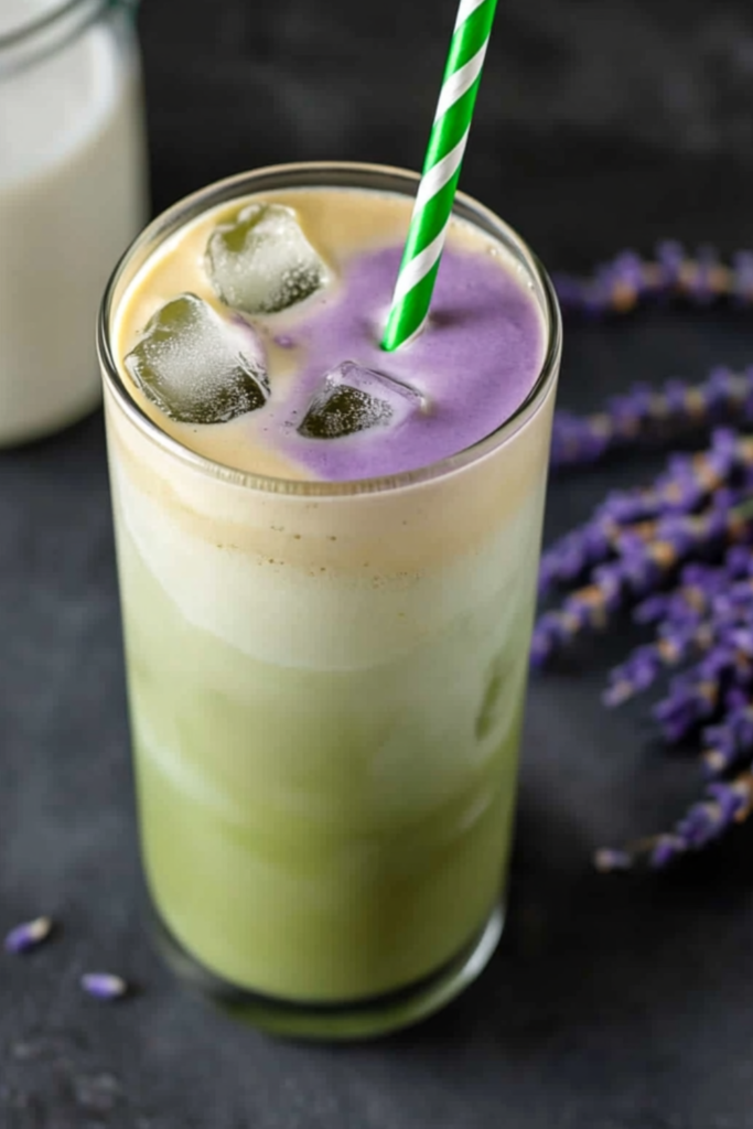 Starbucks Iced Lavender Cream Oatmilk Matcha