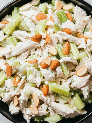 Chicken Almond Salad – Easy Cheesecake Factory  Copycat