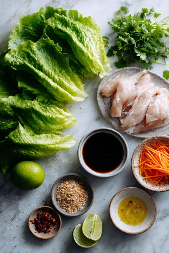Thai Lettuce Wraps With Chicken Recipe