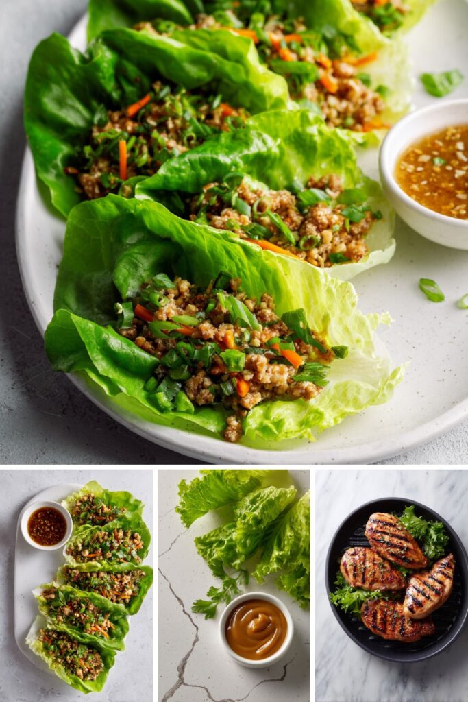 Thai Lettuce Wraps With Chicken Recipe