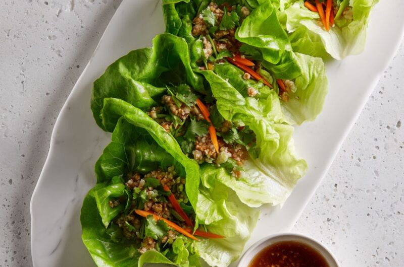 Thai Lettuce Wraps With Chicken Recipe