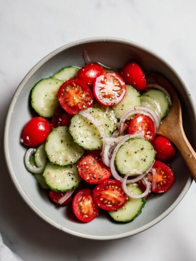 Cracker Barrel Cucumber Tomato and Onion Salad Recipe