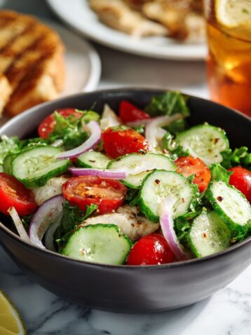 Cucumber Tomato and Onion Salad Recipe