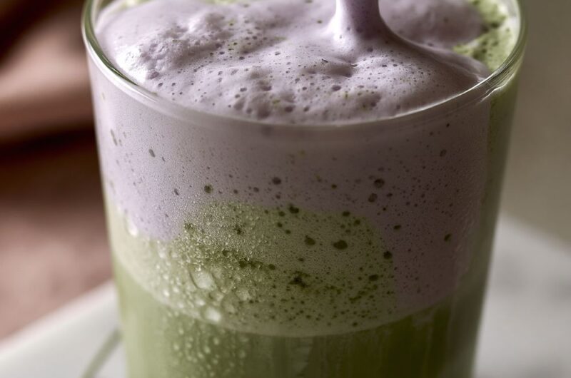 Iced Lavender Cream Oatmilk– Easy Starbucks Copycat