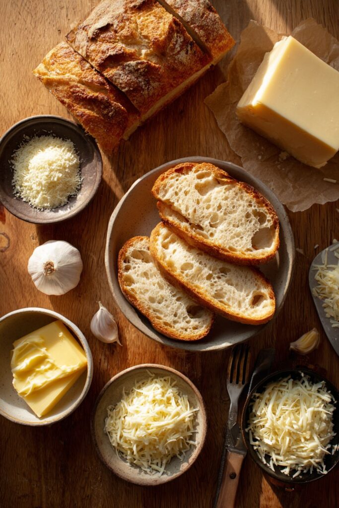 Garlic Butter Grilled Cheese Recipe