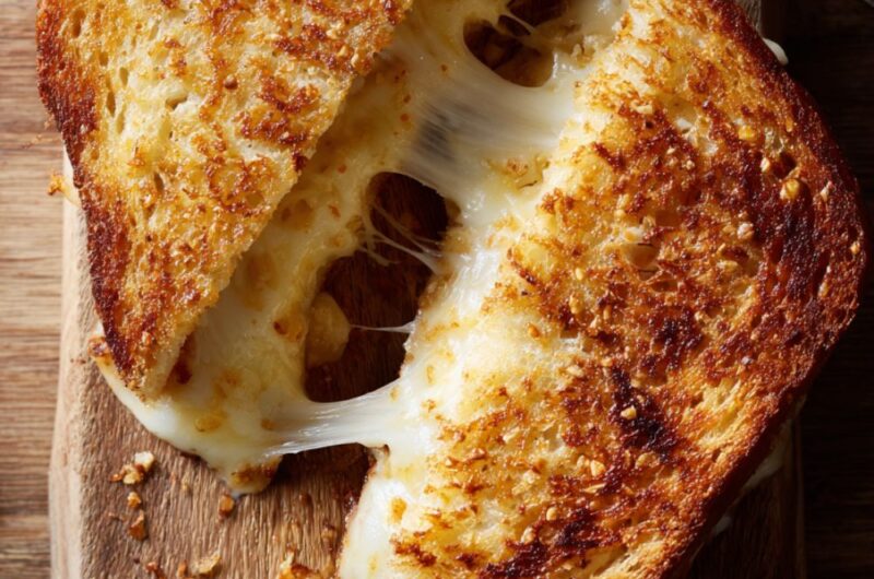 Garlic Butter Grilled Cheese Recipe