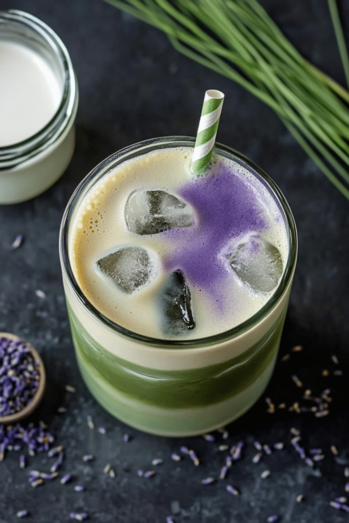 Iced Lavender Cream Oatmilk– Easy Starbucks Copycat