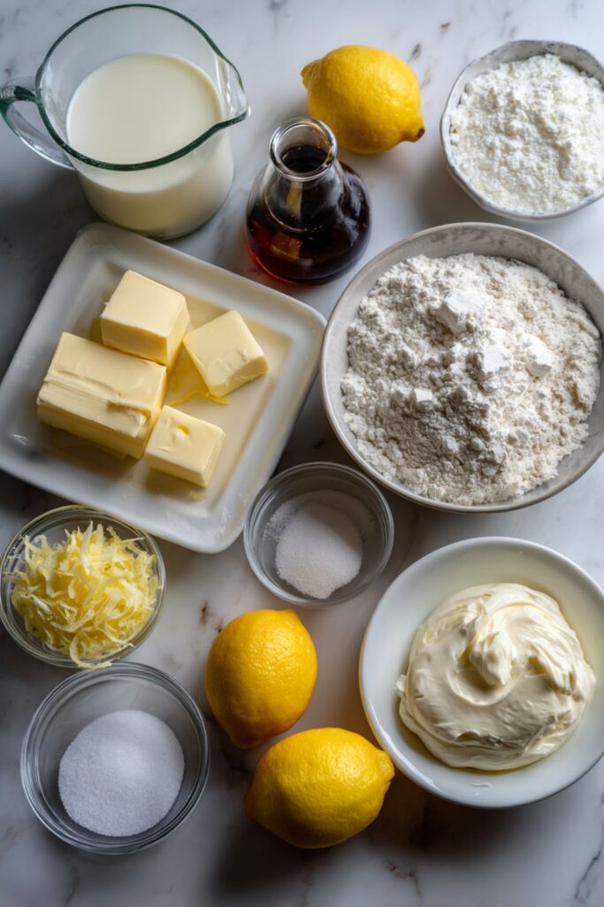 Lemon Cream Cake Recipe