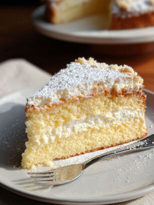 Lemon Cream Cake Recipe