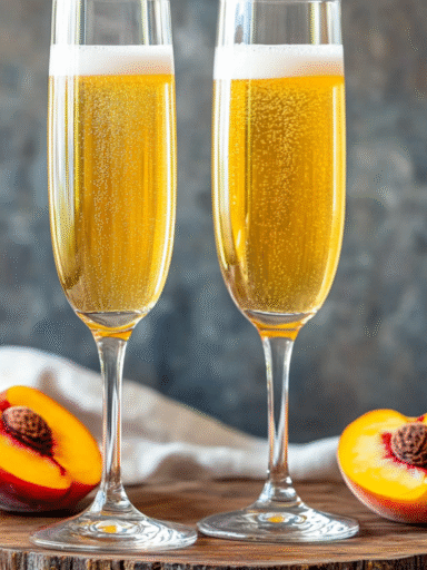 Peach Bellini – Easy Olive Garden Copycat