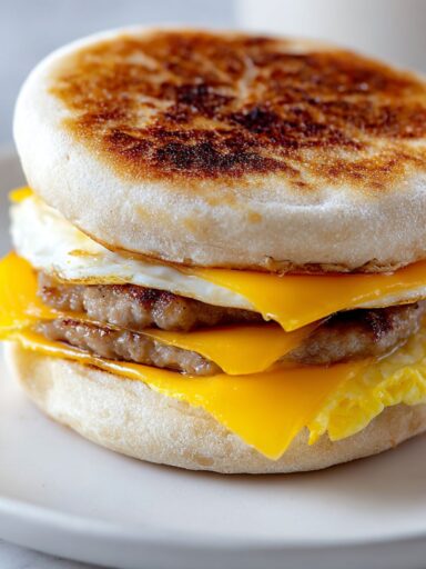 Sausage Egg McMuffin Recipe