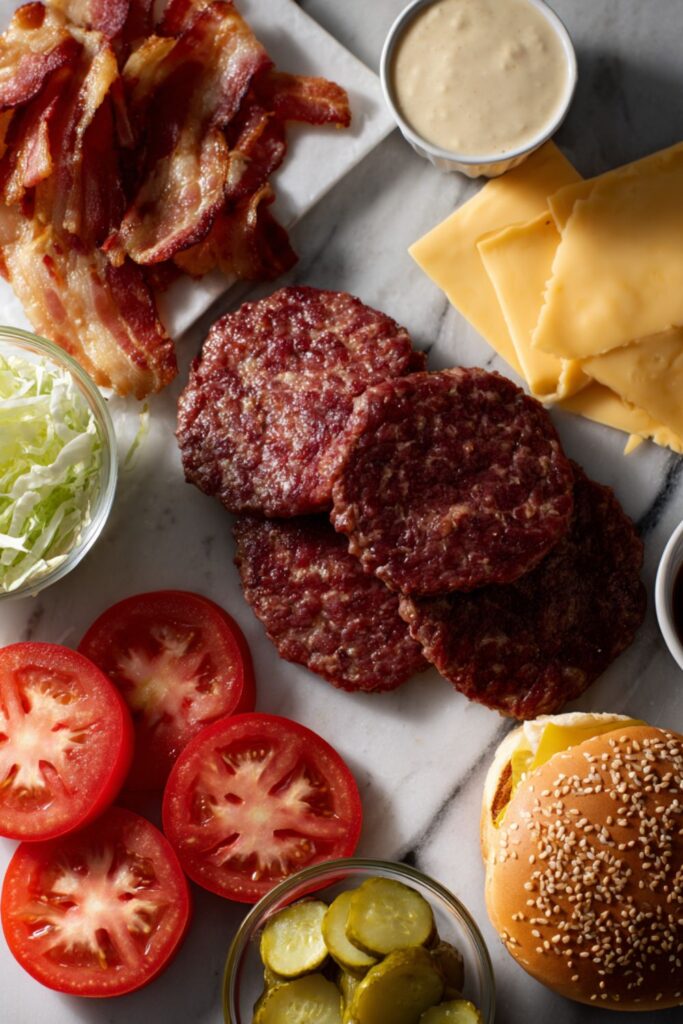 Smoky BLT Quarter Pounder with Cheese Recipe