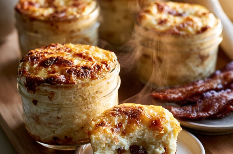 Sous Vide Egg Bites Bacon Gruyere– Easy Starbucks Copycat