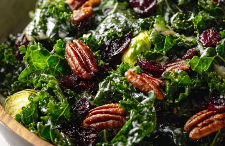 Sprout and Kale Salad Recipe