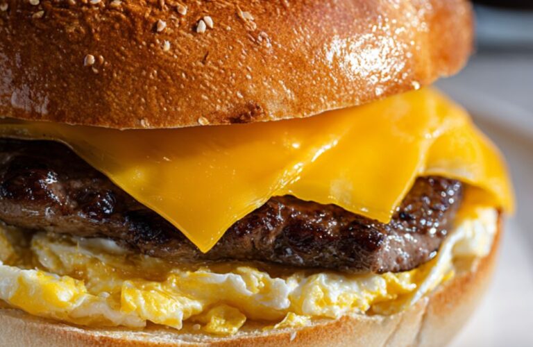Steak Egg and Cheese Bagel Recipe