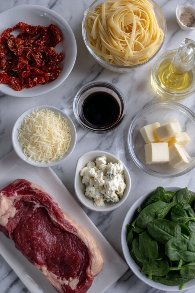 Steak Gorgonzola Alfredo Recipe