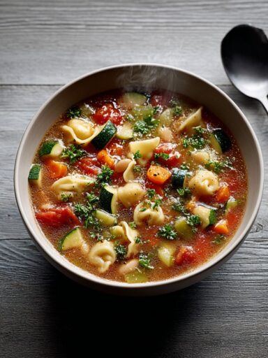 Vegetarian Minestrone Soup Recipe