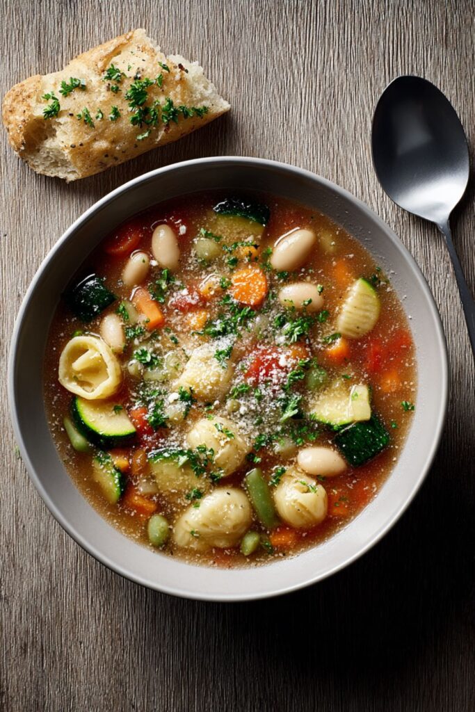 Vegetarian Minestrone Soup Recipe