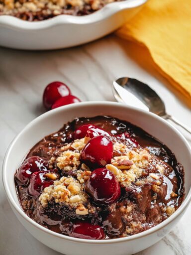 Cherry Chocolate Cobbler Recipe