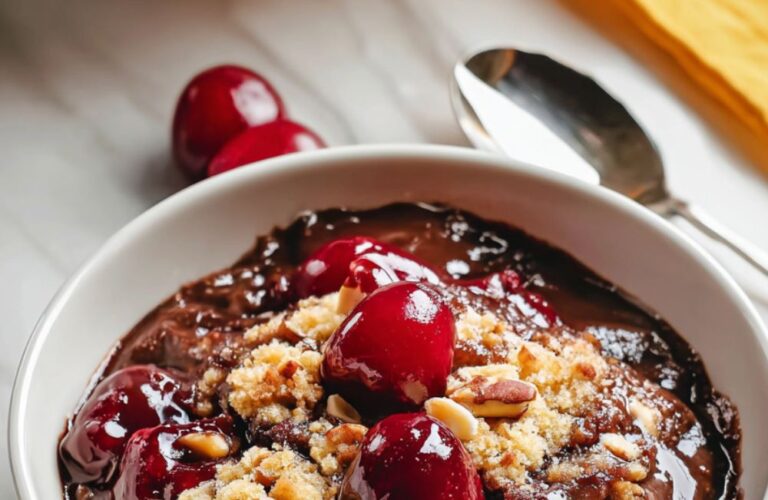 Cherry Chocolate Cobbler Recipe