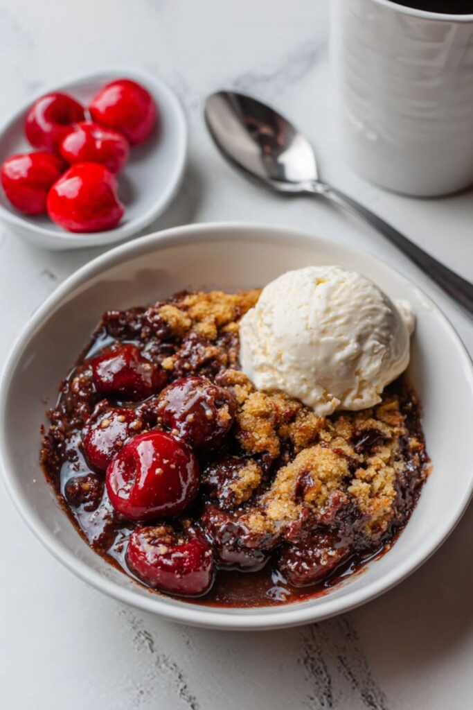 Cherry Chocolate Cobbler Recipe