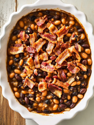 Bacon Baked Beans – Easy Cracker Barrel Copycat