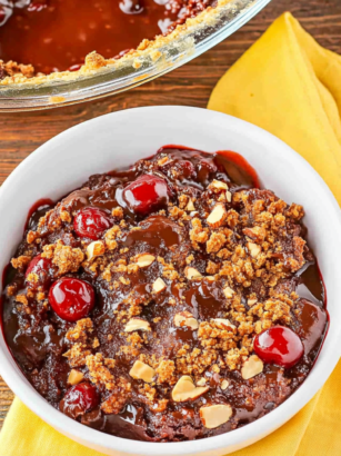 Cherry Chocolate Cobbler – Easy Cracker Barrel Copycat