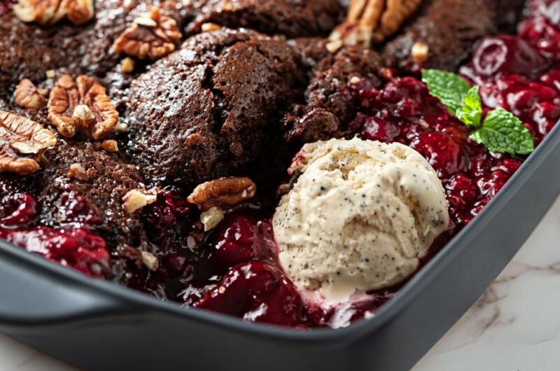 Cracker Barrel Cherry Chocolate Cobbler Recipe