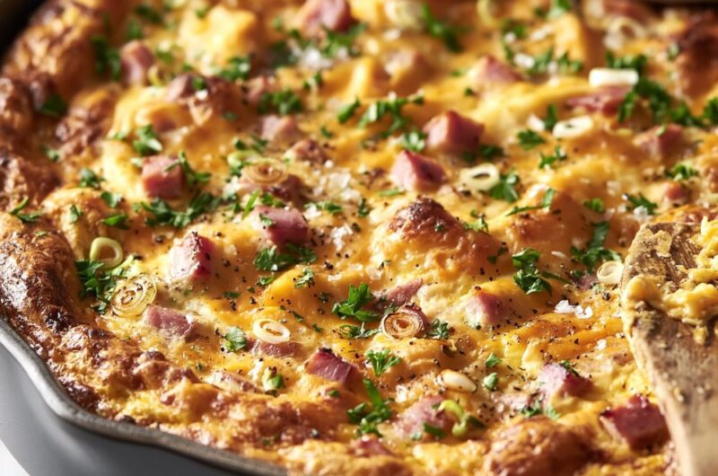 Cracker Barrel Ham and Egg Casserole Recipe