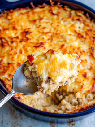 Loaded Hashbrown Casserole – Easy Cracker Barrel Copycat