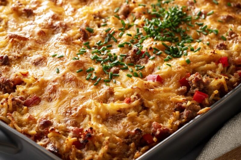 Cracker Barrel Loaded Hashbrown Casserole Recipe