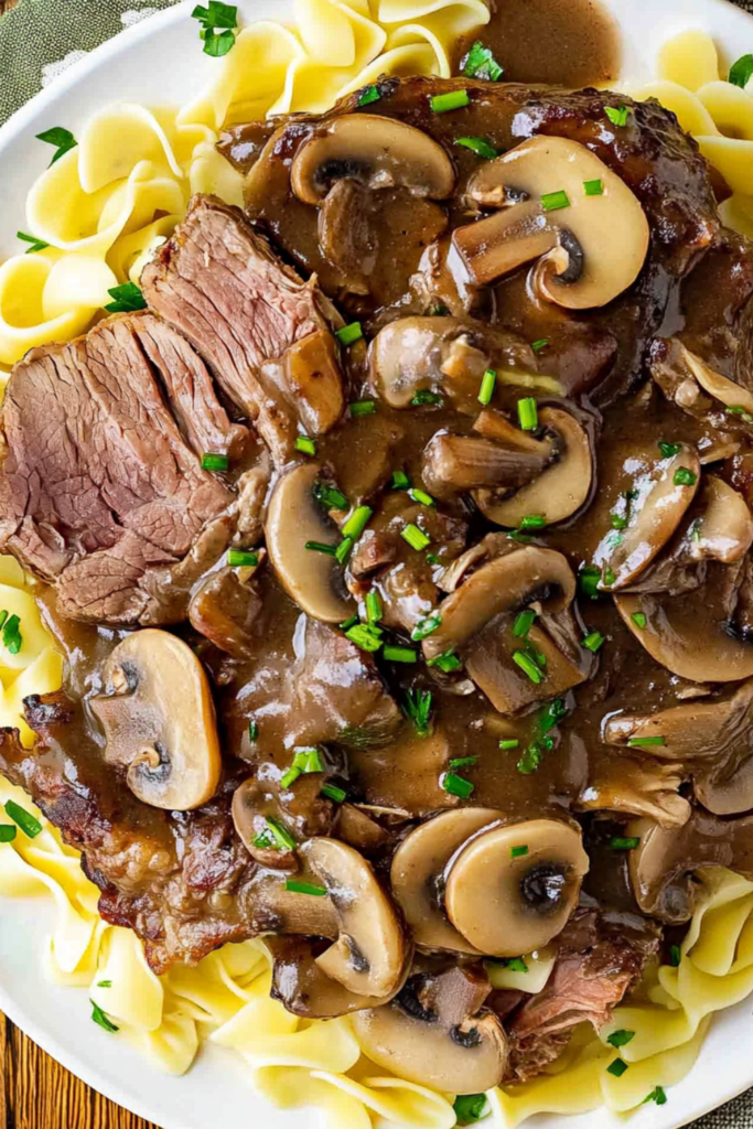 Cracker Barrel Mushroom Pot Roast