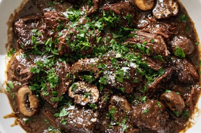 Cracker Barrel Mushroom Pot Roast Recipe