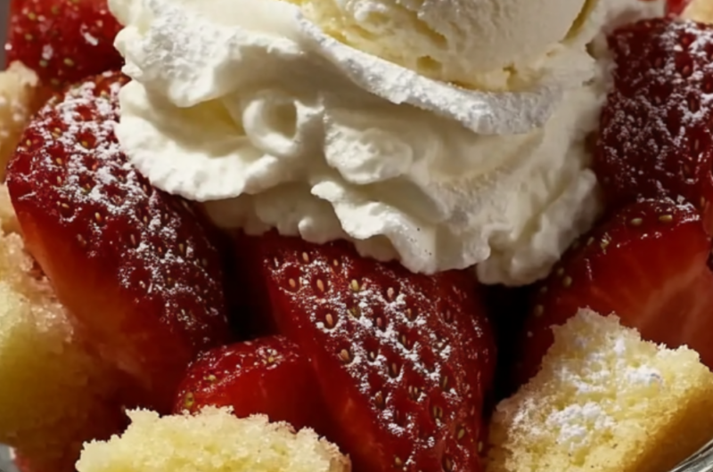 Cracker Barrel Strawberry Shortcake