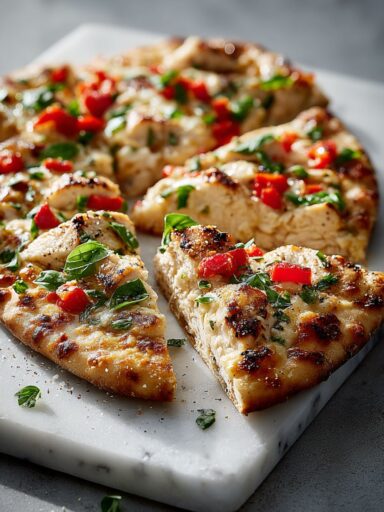 Grilled Chicken Flatbread Recipe