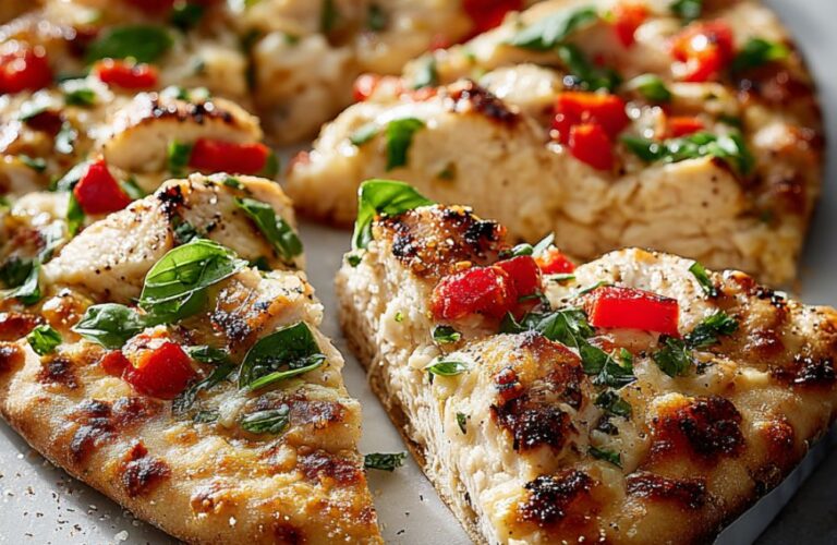 Grilled Chicken Flatbread Recipe