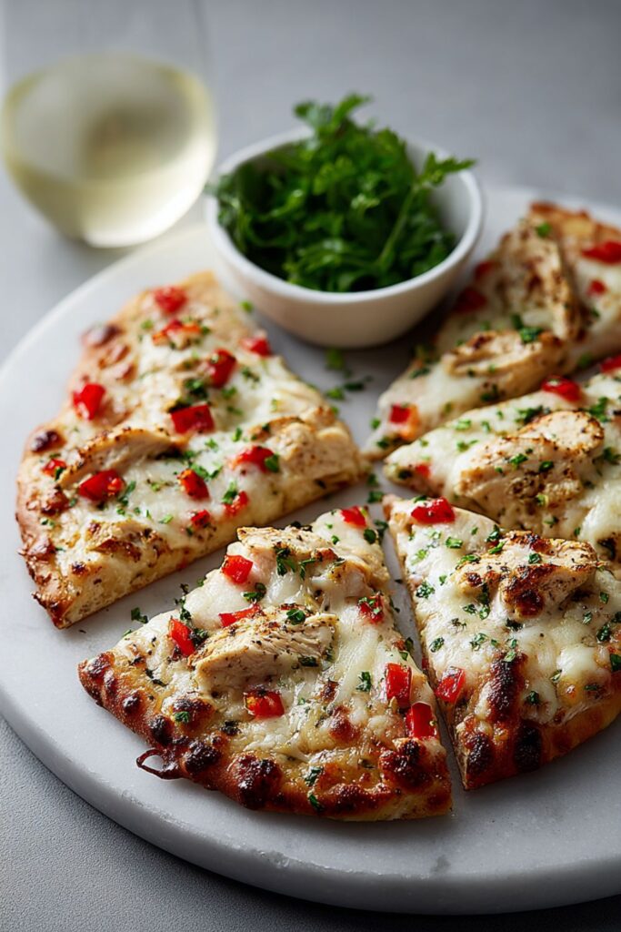 Grilled Chicken Flatbread Recipe