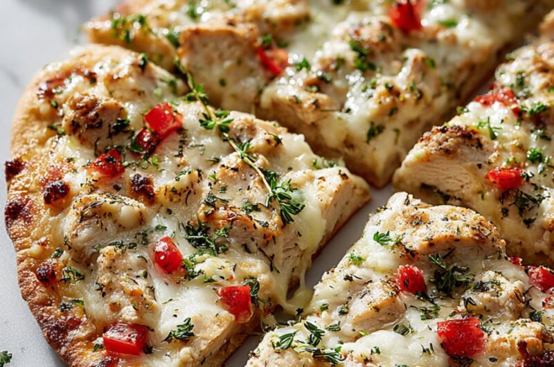 Grilled Chicken Flatbread Recipe