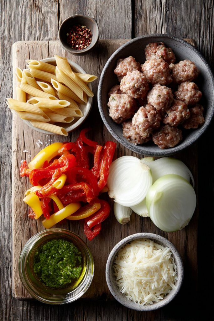 Grilled Sausage and Peppers Rustica Recipe