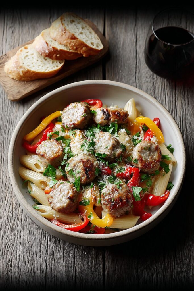 Grilled Sausage and Peppers Rustica Recipe