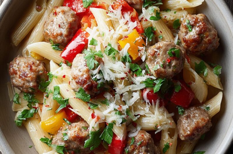 Grilled Sausage and Peppers Rustica Recipe