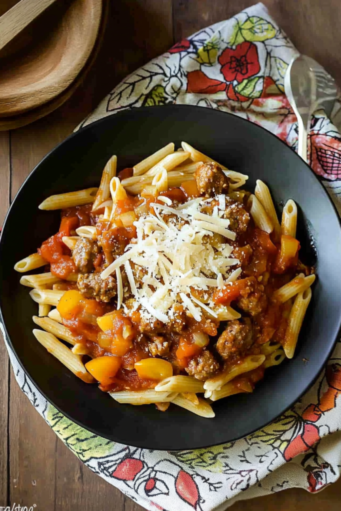 Grilled Sausage and Peppers Rustica – Easy Olive Garden Copycat