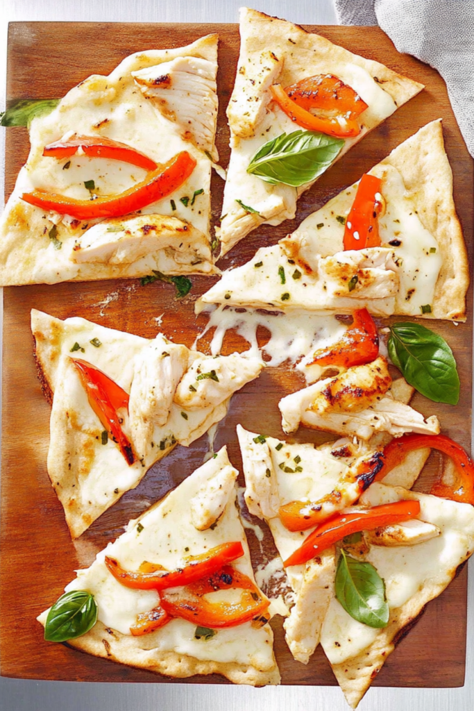 Grilled Chicken Flatbread – Easy Olive Garden Copycat