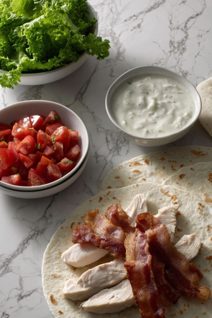 Chicken Bacon Ranch Wrap Recipe