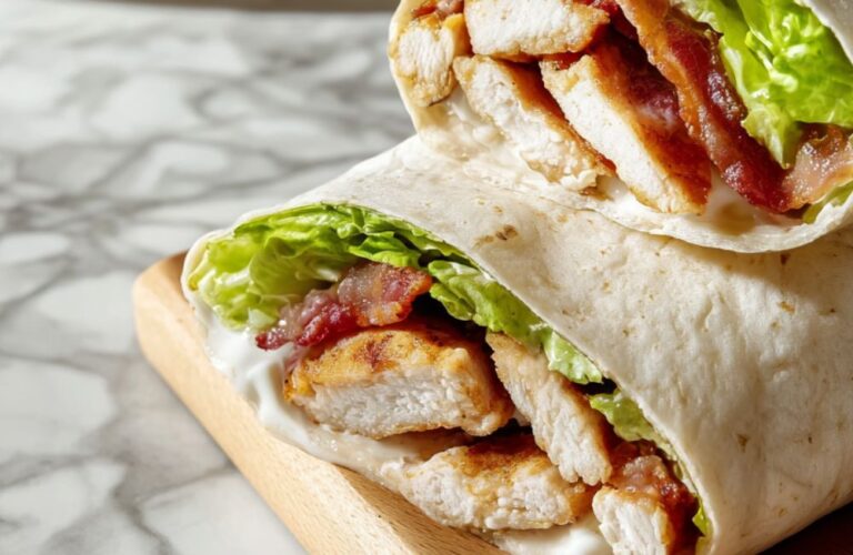 Chicken Bacon Ranch Wrap Recipe