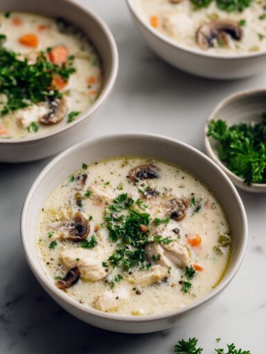 Chicken Mushroom Soup Recipe