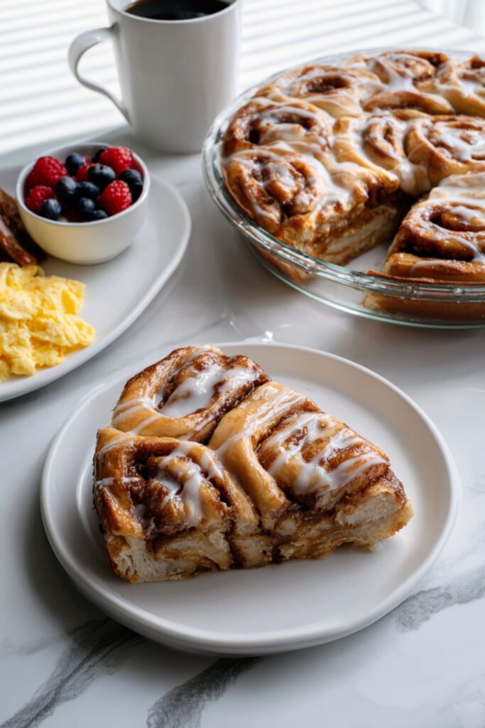 Cinnamon Roll Pie Recipe